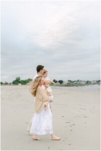 Family photography session at Tod's Point in Fairfield County CT